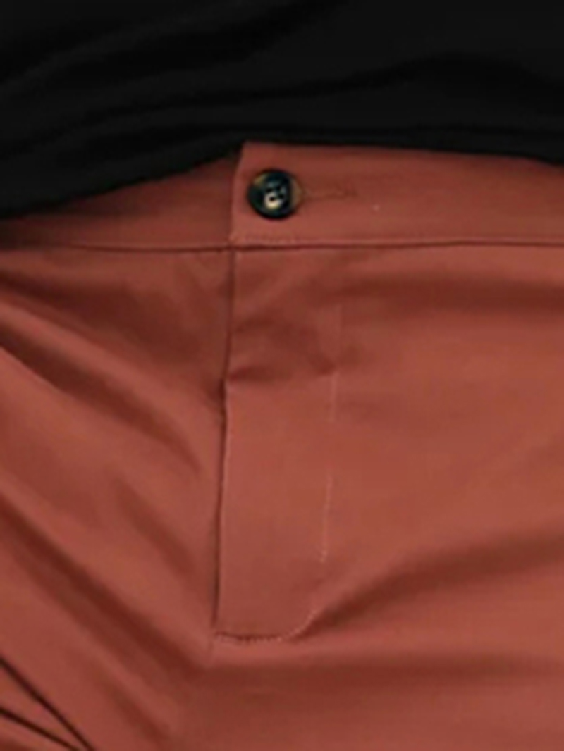 Red Stretch Twill Men's Pants