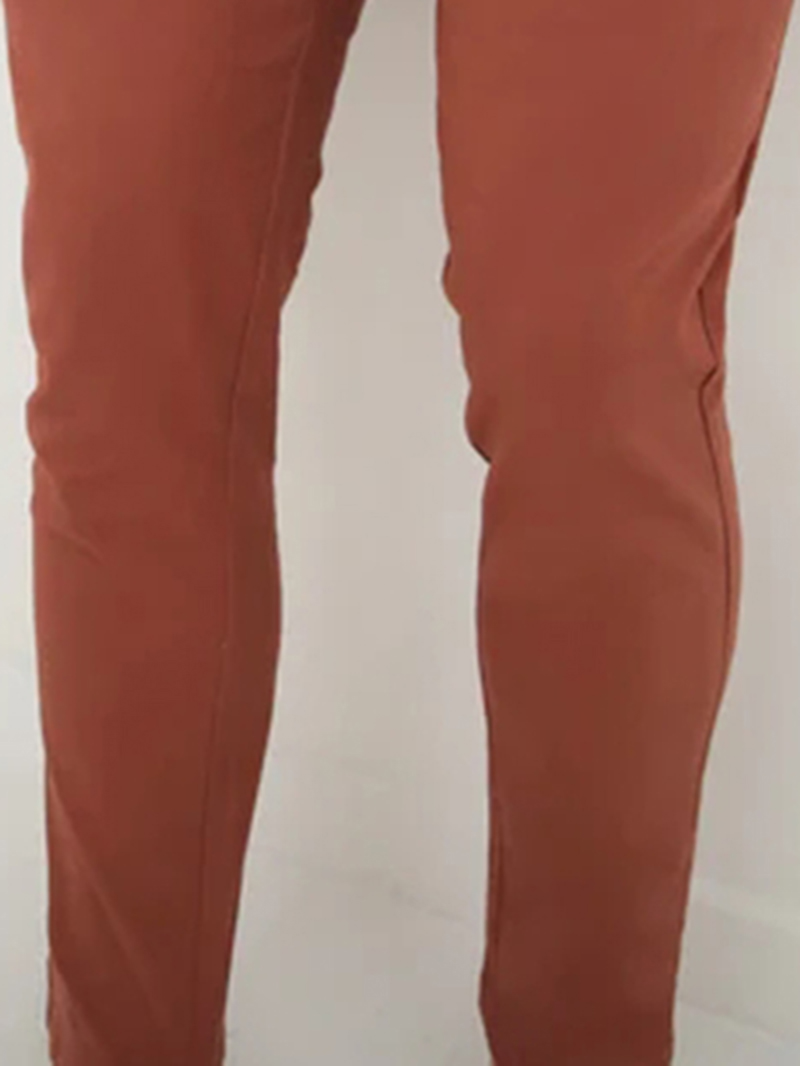 Red Stretch Twill Men's Pants